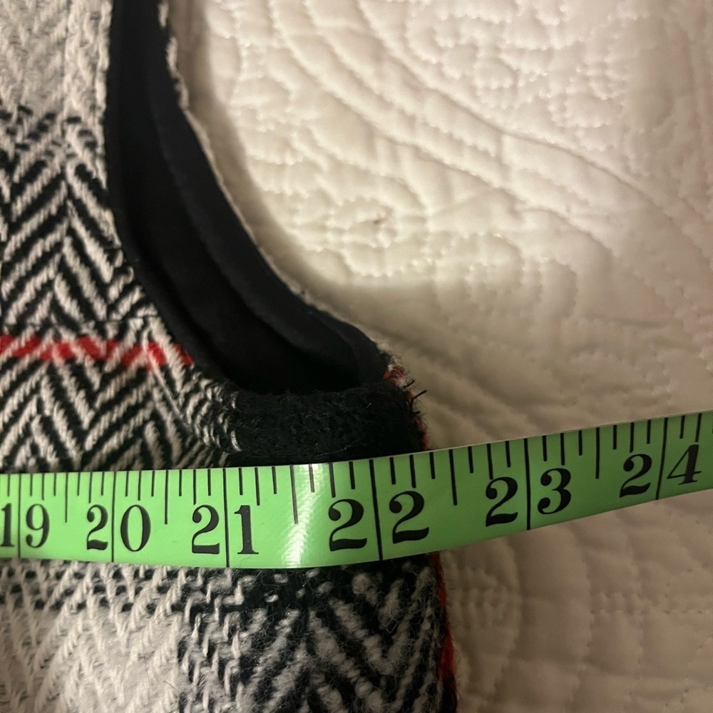 Pulse Boutique Black and White Plaid Vest, size Med - Picture 6 of 8
